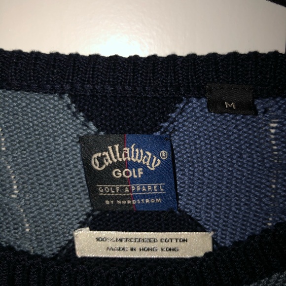 Callaway Golf Argyle Sweater - Picture 3 of 3
